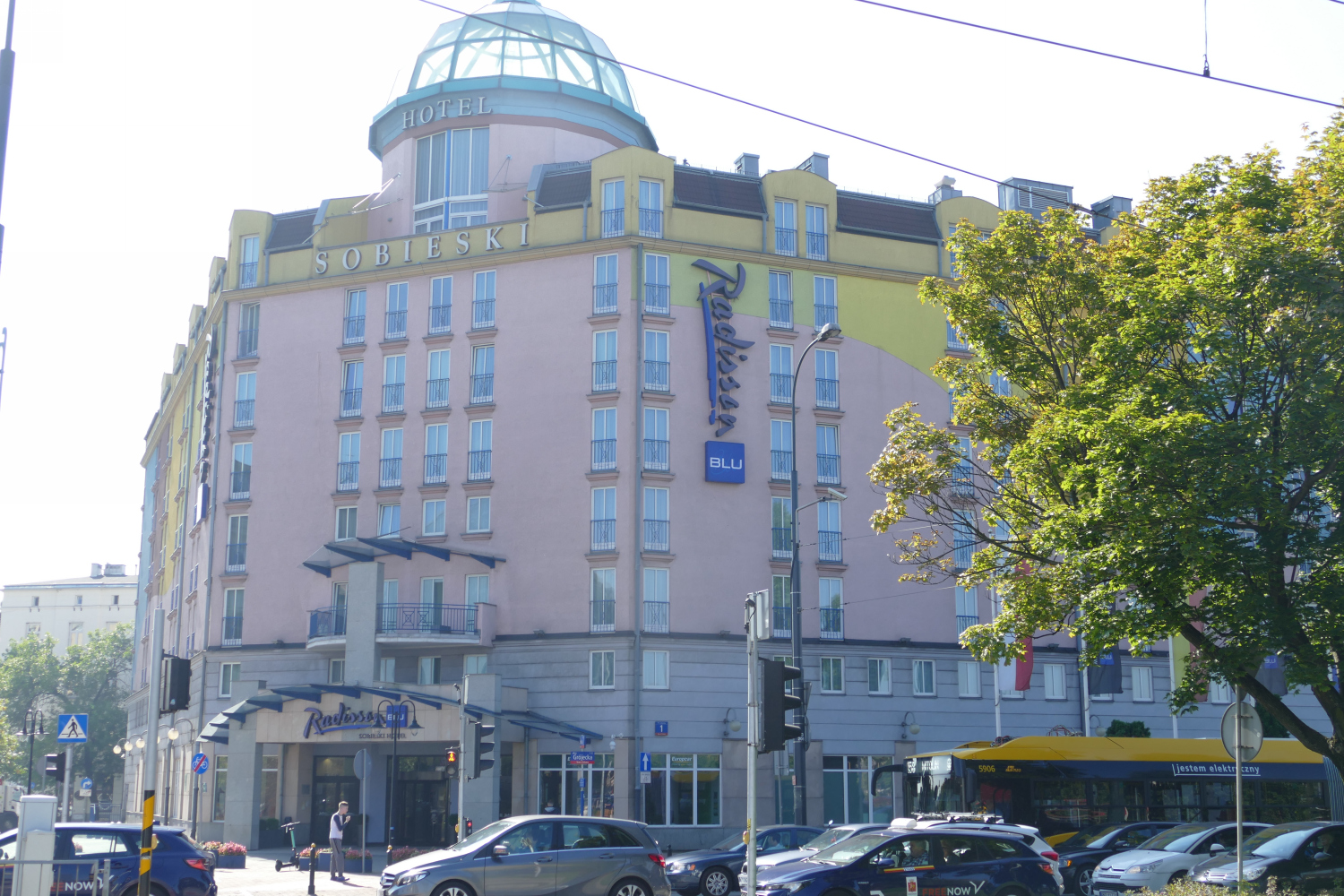Zdjęcie architektury budynku Hotel Sobieski (obecnie Hotel Radisson Blu Sobieski)